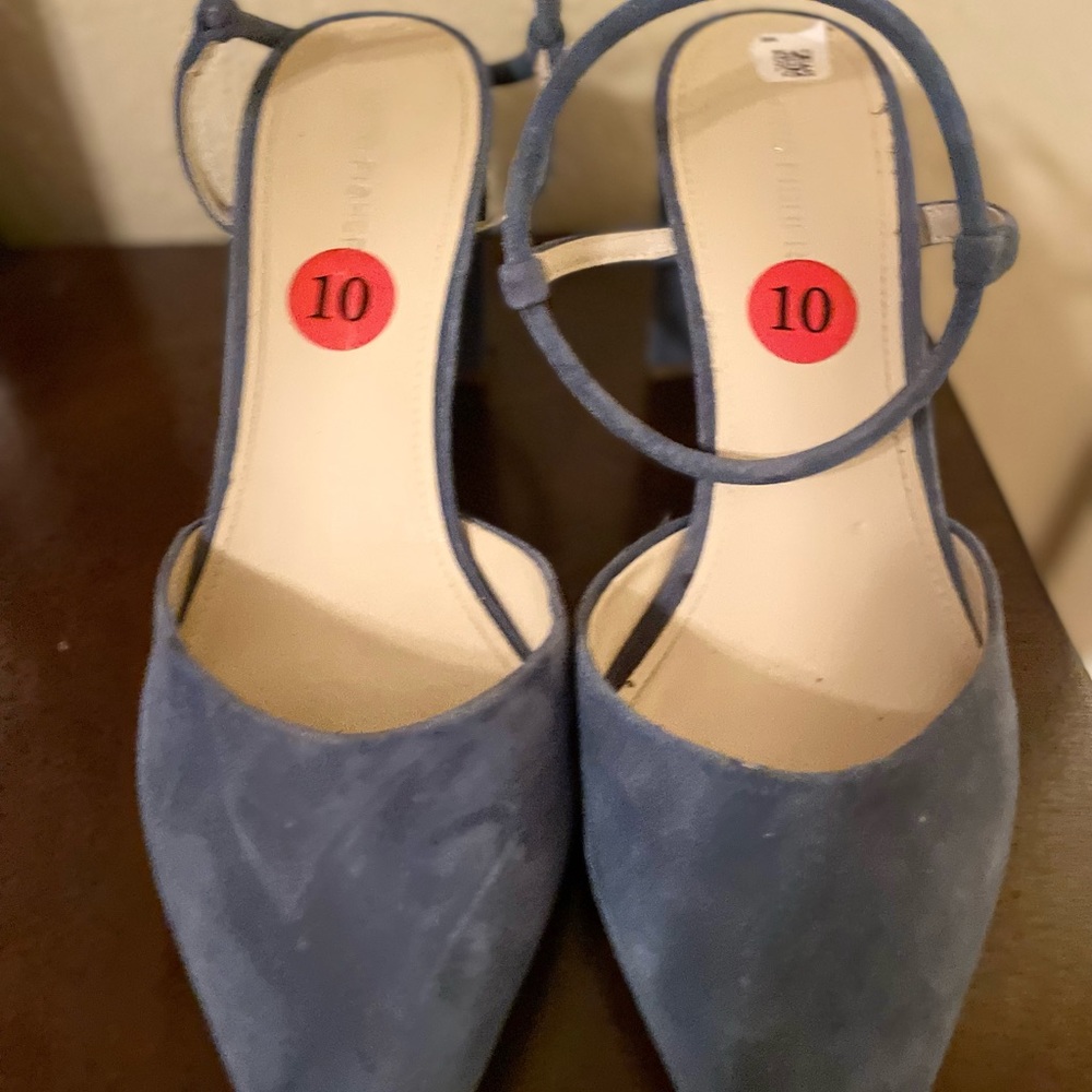 Blue suede shoes